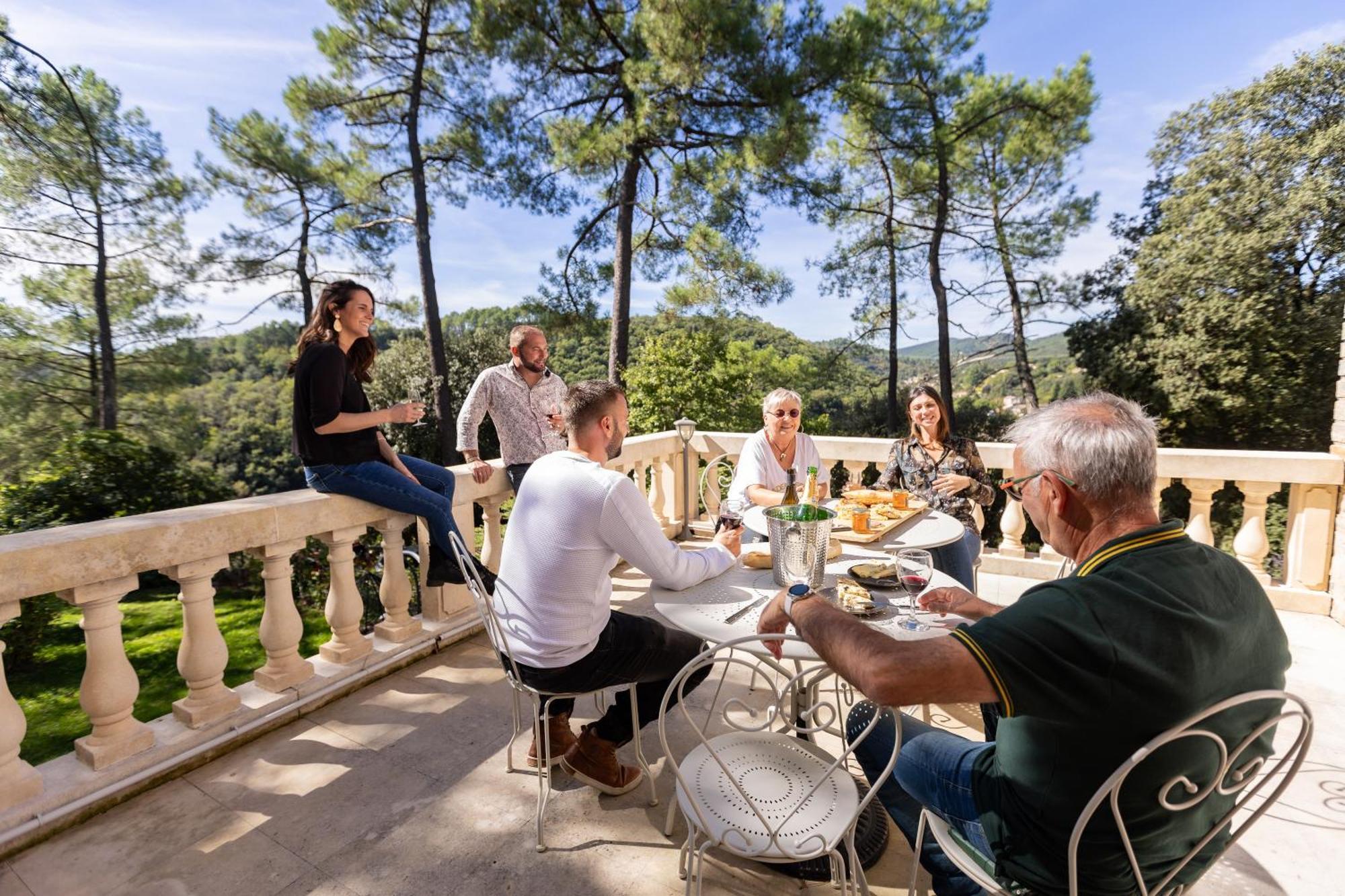 "Les Hauts Du Marquet" - Meuble De Tourisme 5 Etoiles - Gite De Groupe 15 Personnes En Cevennes - Piscine A Debordement - Balneo - Sauna - Nature Saint Jean du Pin Zewnętrze zdjęcie