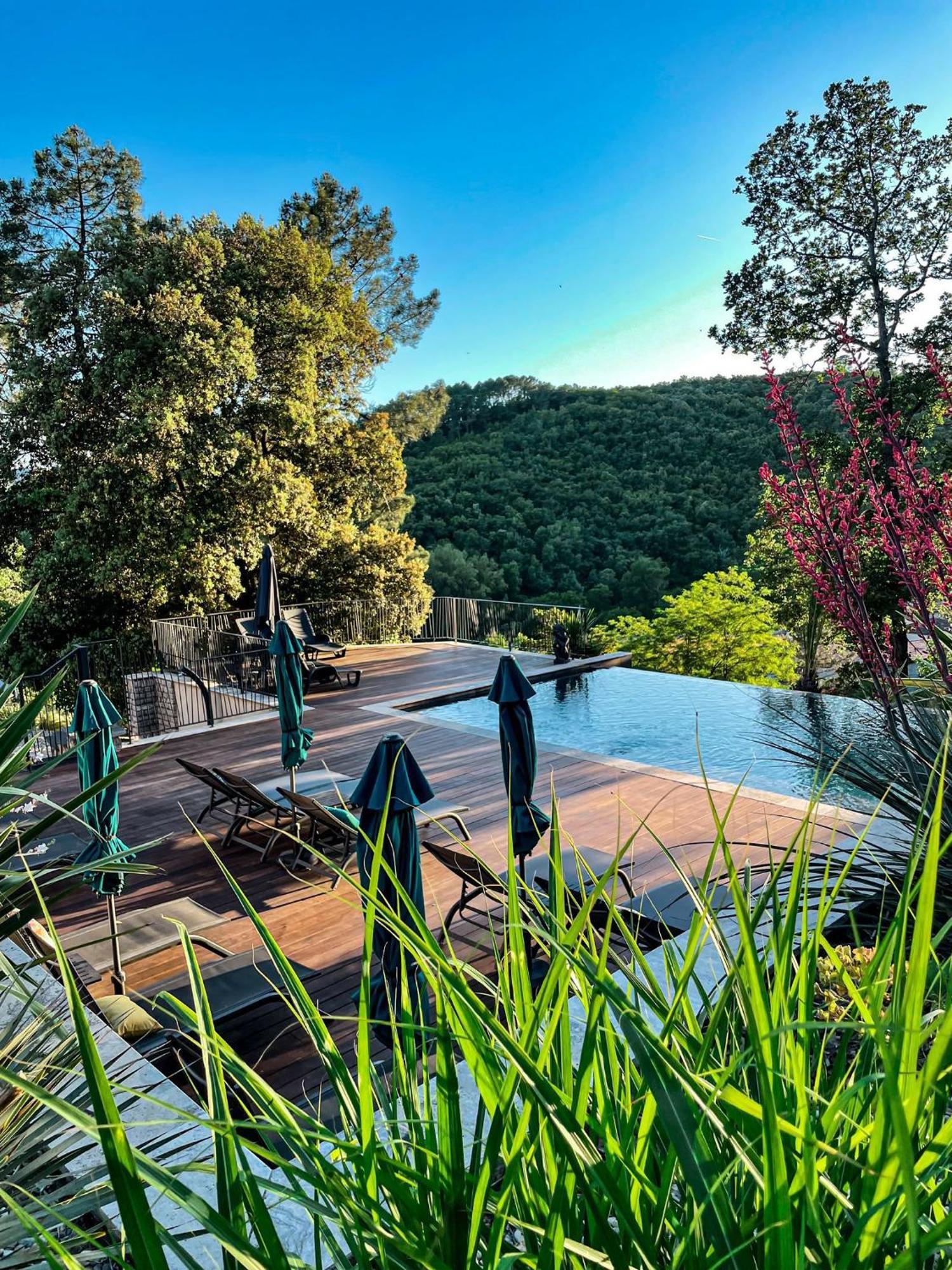 "Les Hauts Du Marquet" - Meuble De Tourisme 5 Etoiles - Gite De Groupe 15 Personnes En Cevennes - Piscine A Debordement - Balneo - Sauna - Nature Saint Jean du Pin Zewnętrze zdjęcie